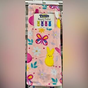 peeps easter plush blanket throw